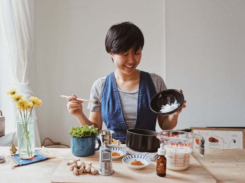 An Ayurveda-inspired recipe for winter wellness: TURMERIC MYLK with CBD drops