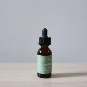 1 oz. Lung Support Tincture with Elecampane, Mullein, Marshmallow Root, Local Honey | Speak Your Truth for Sore Throats